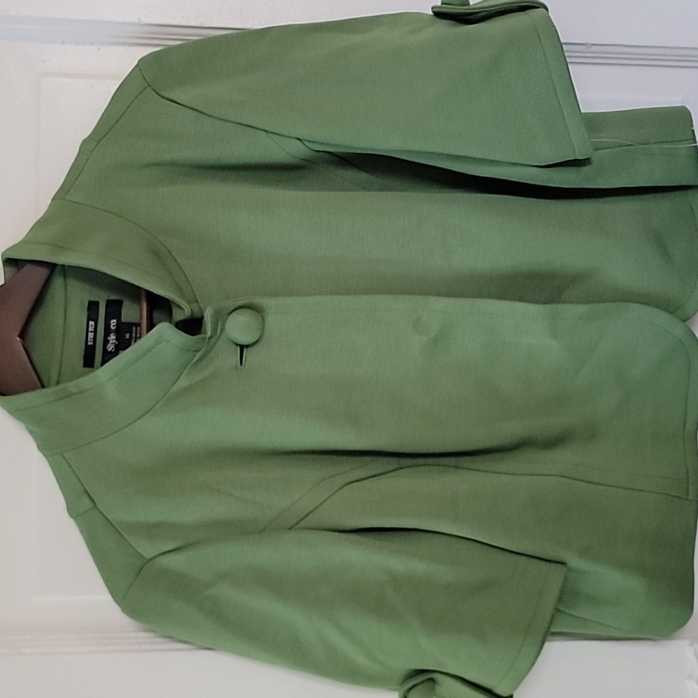 Style & Co. Olive Green Women's Blazer